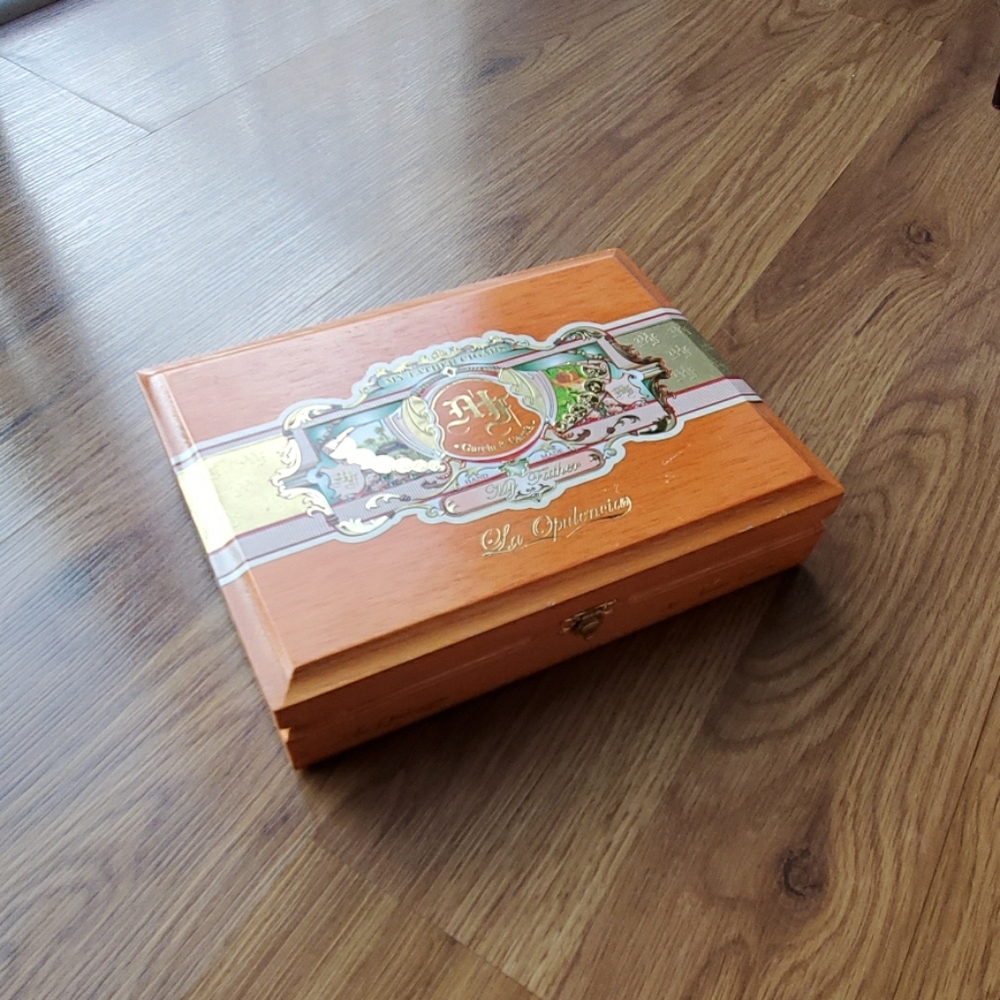 My Father Cigars Empty Wood Cigar Box